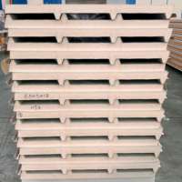 Panneau de toiture en PU de haute qualité, isolé, résistant au feu, écologique, système de mur extérieur pour bâtiments industriels en structure acier