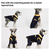 OEM ODM |   Gilet isolant pour chien, rembourré Thinsulate, col imperméable, ultra léger, hiver, logo personnalisé, prêt à être expédié
