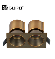 IP20 Aluminium Setengah Anti-silau 3-15W CRI 97 MR11 Kontrol Aplikasi Pintar On/Off Modul MR11 Bekerja dengan Bingkai MR11
