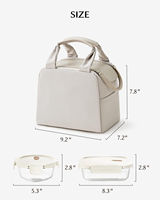 Sac Isotherme pour Déjeuner en Aluminium et PU Grande Capacité pour Bureau, Femmes, Pique-nique – Personnalisation Usine, Logo Personnalisé