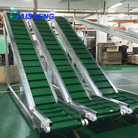Machine de convoyeur à bande PVC inclinée latérale portable personnalisée professionnelle de l'usine Baisheng