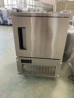 Congélateur à plaques en acier inoxydable commercial de 150 L, -40°C, avec moteur 220V, certifié CE