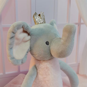 Principessa elefante animali di peluche coccolati bambine ragazzi giocano a casa EN71 ASTM 15.7 pollici peluche di peluche elefante con gonna - Product Image 2