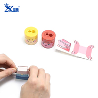 Nouveau design matériel escolar infantil mignon manuel sacapuntas enfant bricolage paperisé artisanat taille-crayon Kawaii papeterie en gros