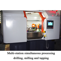 Machine à double usage, perceuse et à tarauder à plusieurs positions rotatives, Machine SPM personnalisée