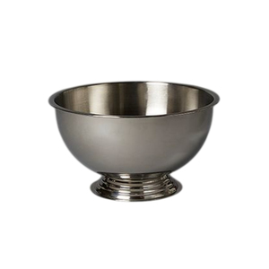 Elegant Aluminium Wine Bowl <b>Footed</b> Champagne Cooler <b>Ice</b> Bucket Premium Silver Beverage Chiller Tub For Wedding Party Decoration - Product Image 2