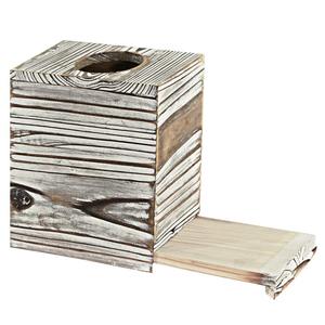 Jujiuji — boîte <span class=keywords><strong>à</strong></span> mouchoirs carrée <span class=keywords><strong>en</strong></span> <span class=keywords><strong>bois</strong></span>, ruchée boîte <span class=keywords><strong>à</strong></span> mouchoirs rustiques, porte-serviettes <span class=keywords><strong>en</strong></span> <span class=keywords><strong>bois</strong></span>, Cube de mouchoirs - Product Image 2