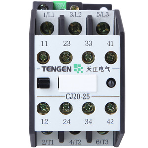 Contactor de CA Tengen CJ20-25, 32A, 3P, 220V, 380V, Montaje en Riel DIN - Product Image 4