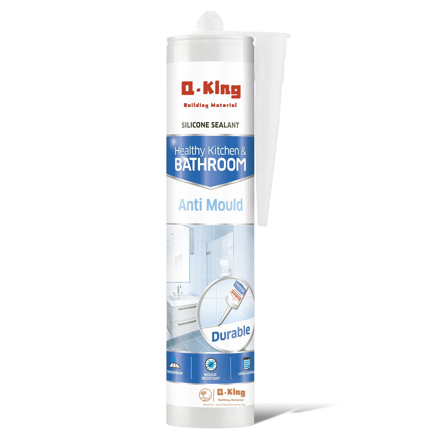qking brand 280 grams 310 ml colour silicone sealant manufacturer oem 590 ml 700 grams