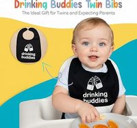 Bavoirs pour bébé en coton imperméables, personnalisés, adorables et amusants, certifiés BSCI/SEDEX/FCCA/OEKO, matière douce, absorption accrue, pour l'alimentation
