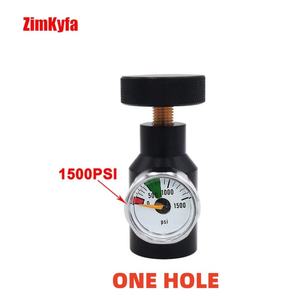 ZimaKyfa Probador de Tanques de CO2 de Alta Presión HPA, Adaptador de Llenado de Aleación de Aluminio 1500psi 3000psi 5000psi con Manómetro G1/2-14, Accesorios 1 - Product Image 3