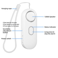 KERUI Vibration Alarm Mini Door Window Anti-thief Vibration Sensor Detector Home Security Alarm Security Independent Sensor