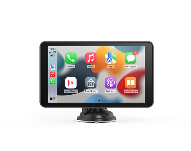 UC 5 Inch Car Wireless CarPlay Monitor IPS Screen Android Auto Touch Screen WIFI  Navigation Universal Smart Screen