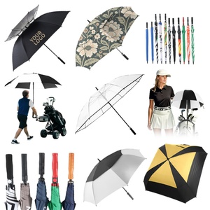 Golf Umbrella Large 62/68/72 Inch Extra Large Oversize Double <b>Canopy</b> Vented Windproof Waterproof Straight Auto Open - Product Image 2