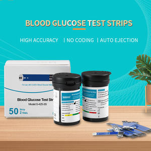 Accu Menjawab Strip Tes Glukosa Darah Kit Oksidase Diabetes Tanpa Perangkat Kode - Product Image 4