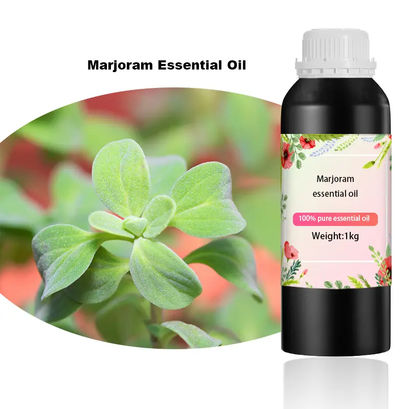 High-end Certified Marjoram Essential Oil For Hair Face Body Whitening Spa Essentials Hand Care Essence Liquid OEM ODM Undiluted