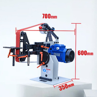 Machine à bande verticale et horizontale ponceuse à bande 2 "x 82" rectifieuse 1.5kw