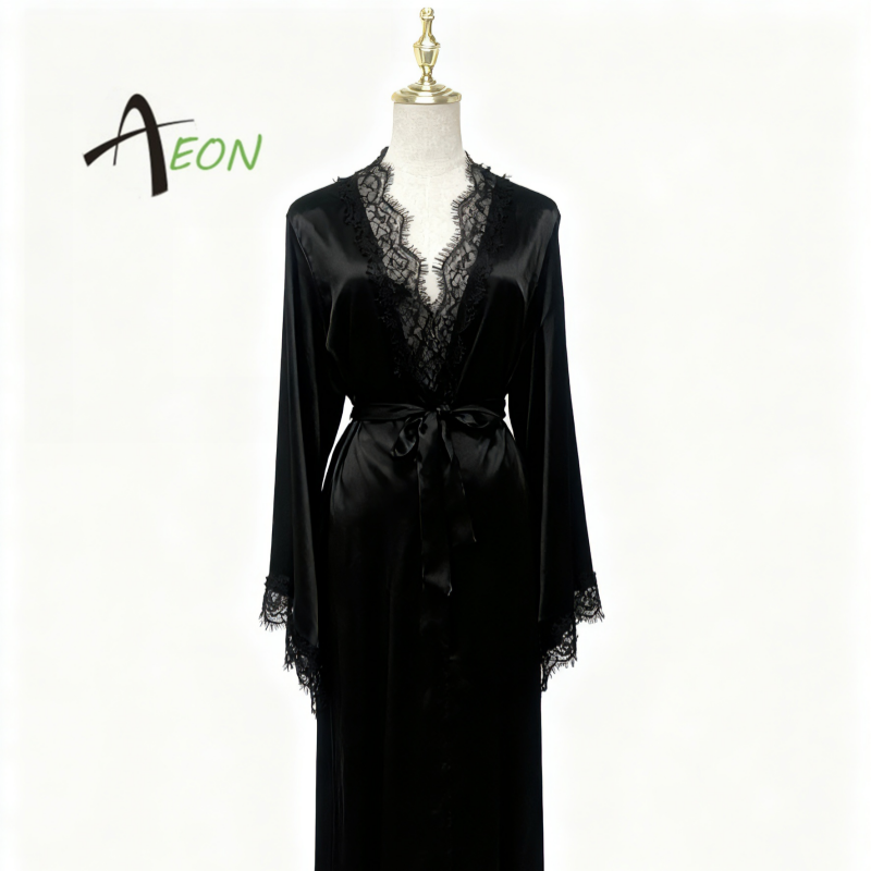chinese dress ladies Sloane High Split Plunge Neck Maxi Dress in Black