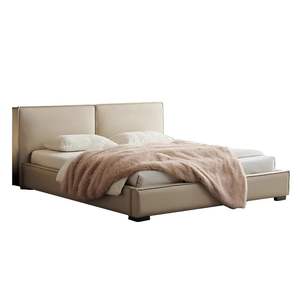 Полный комплект спальни Двойной каркас кровати + тумбочка + комод современный скандинавский стиль - Product Image 4