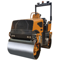 Compacteur à double tambour de petite taille pour la compactation du sous-sol sous la dalle de construction