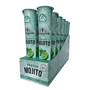 Gıda sınıfı alt kıvrım 130ml su geçirmez PE Film donmaya dayanıklı Popsicle sızdırmaz kağıt sıkmak Calippo tüp - Product Image 1