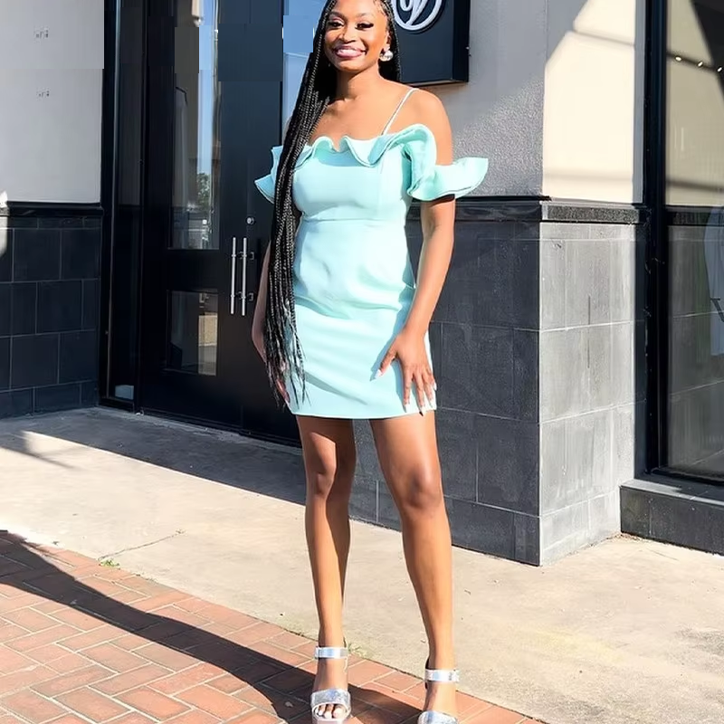 green emerald velvet dress African Print Pleated short flare gown Midi Dress  YELLOW SUB TRADING