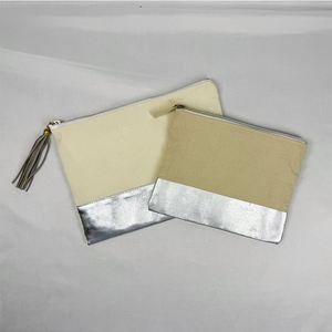 Wholesale Custom Logo Organic Cotton Canvas Large Portable Makeup Bag Women's Travel Pouch Zipper <b>Pc</b> Fabric <b>Case</b> Fashion Daily - Product Image 6