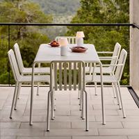 Ensemble table et chaises en fer blanc moderne SUNYARD pour l'extérieur, idéal pour les restaurants, les mariages, les cours, les balcons et les cafés