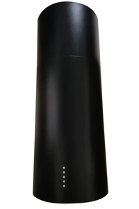 شفاط مطبخ جزيرة دائري باللون الأسود للمطابخ المفتوحة، شفاط معلق بالسقف بتصميم مدخنة علوية عمودية صامتة لشفط الأبخرة، أدوات طهي - Product Image 3