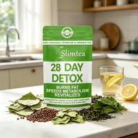Thé minceur aux herbes Herborigen OEM Premium avec feuille de lotus, cassia, moringa, mûre et thé vert pour soutenir la perte de poids