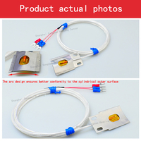 Surface Mounted PT100 Platinum Resistance Temperature Sensor IP43 OEM 4-20mA Thermal Resistance Pipeline Wall Transmitter