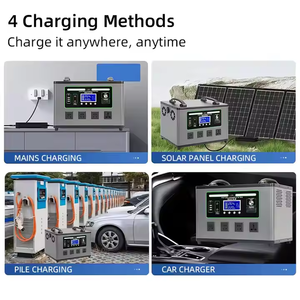 Générateur d'énergie portable pour la maison avec batterie LiFePO4 2200W, 200W, 300W, 1000W, 2400W, 3000W, pour le camping en plein air - Product Image 3