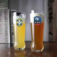 Verre à bière en forme de ballon de football 450 ml, gobelet à vin en forme de trophée, coupe à jus