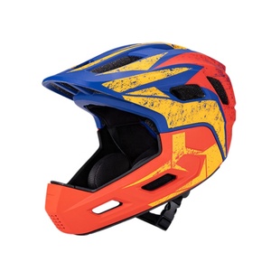 Casco Infantil de Protección Facial Completa, Protector de Mentón Desmontable, Doble Uso, con Material PC EPS, Casco de Ciclismo - Product Image 1