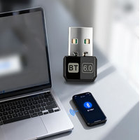 Adaptateur USB BRlink BR8652A12 BT601 sans pilote pour ordinateur, écouteurs, haut-parleur, souris, clavier, récepteur et émetteur BLE de bureau