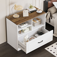 Armoire de classement de bureau moderne personnalisée avec tiroir Armoires de rangement de fichiers de bureau en bois de ferme pour imprimante de format A4 F4 Letter Legal