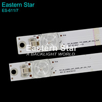 Bandes de rétroéclairage Led ES-611 TOT_65_D2900_12X7_3030C_d6f-2d1_7S1P pour barre lumineuse TV L65P2-UD T C L 631MM 12 pièces/ensemble