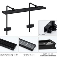 Lampe de culture pour plantes aquatiques WEEK AQUA série M avec support RGB+UV, Bluetooth, pour aquariums et plantes aquatiques.
