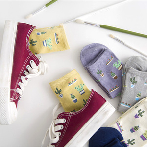 Chaussettes tube personnalisées à motif végétal style Harajuku japonais <span class=keywords><strong>pour</strong></span> adolescentes et enfants – Grande Vente - Product Image 2