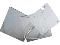Feuille de marbre UV de 2 mm, 2,5 mm, 3 mm d'épaisseur, panneau mural en PVC, haute brillance, imperméable, accepte les dimensions et les couleurs personnalisées