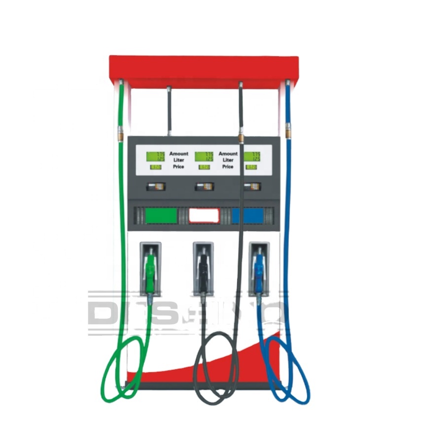 Mesin stasiun Petroleum Tiongkok suku cadang Dispenser bahan bakar minyak Dispenser bahan bakar LPG stasiun Gas portabel 2 mesin selang