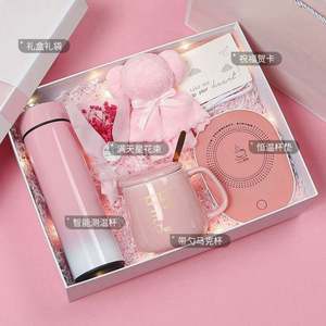 Wholesale Luxury Exquisite Women's Gift Set with Intelligent Water <b>Cup</b> Heating Pad Mug & Humidifier-Birthday & Holiday Gifts - Product Image 6