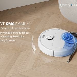 Robot aspirateur et serpillière ECOVACS DEEBOT N30 PRO OMNI, aspiration de 10000 Pa, ZeroTangle 2.0, TruEdge, 60 ℃   Autolavage à l'eau chaude - Product Image 5