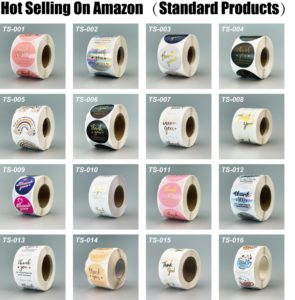 Tùy Chỉnh Dán Cuộn Dính Không Thấm Nước Vòng Kraft Giấy Cảm Ơn Bạn Dán Nhãn Hiệu Riêng Cuộn Tùy Chỉnh Bao Bì Nhãn - Product Image 2