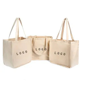 Top quality promotional canvas Drawstring Bucket Bag Luxury Brand Canvas Bag Cotton Canvas Bags