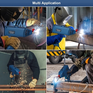 เครื่องเชื่อมไฟฟ้าแบบมือถือ 50/60HZ 220V 4500W  ความหนาของงานเชื่อม 2~14 มม. พร้อมระบบควบคุมกระแสไฟฟ้าแบบดิจิตอลอัตโนมัติ - Product Image 5