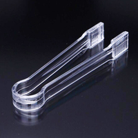 Pince à servir PC polyvalente pour hôtel restaurant écologique Pince à sucre en plastique pour glaçons et pétoncles
