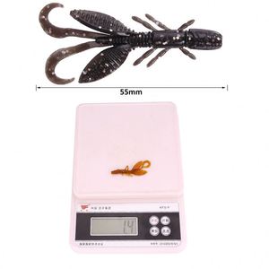 Nouveau lot de 12 leurres souples en silicone de 55 mm pour la pêche au bar, à la truite, au snapper, au maquereau, à la perche et au marlin - Product Image 4