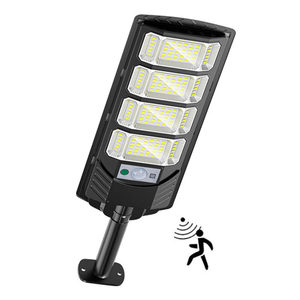 Lampadaires solaires extérieurs étanches avec éclairage de sécurité anti-inondation, télécommande, ABS, pour routes - Product Image 5