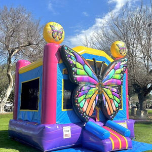 חתול להקפיץ בית חתלתול מתנפחים קופצני טירה קומבו מגשר שלום מתנפחים להקפיץ בית קיטי לבנות מסיבה - Product Image 3